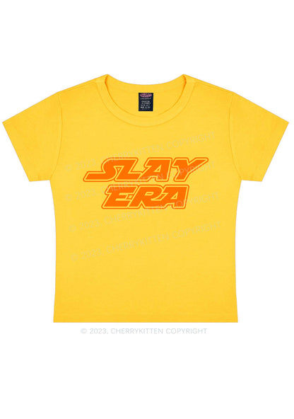Slay Era Y2K Baby Tee