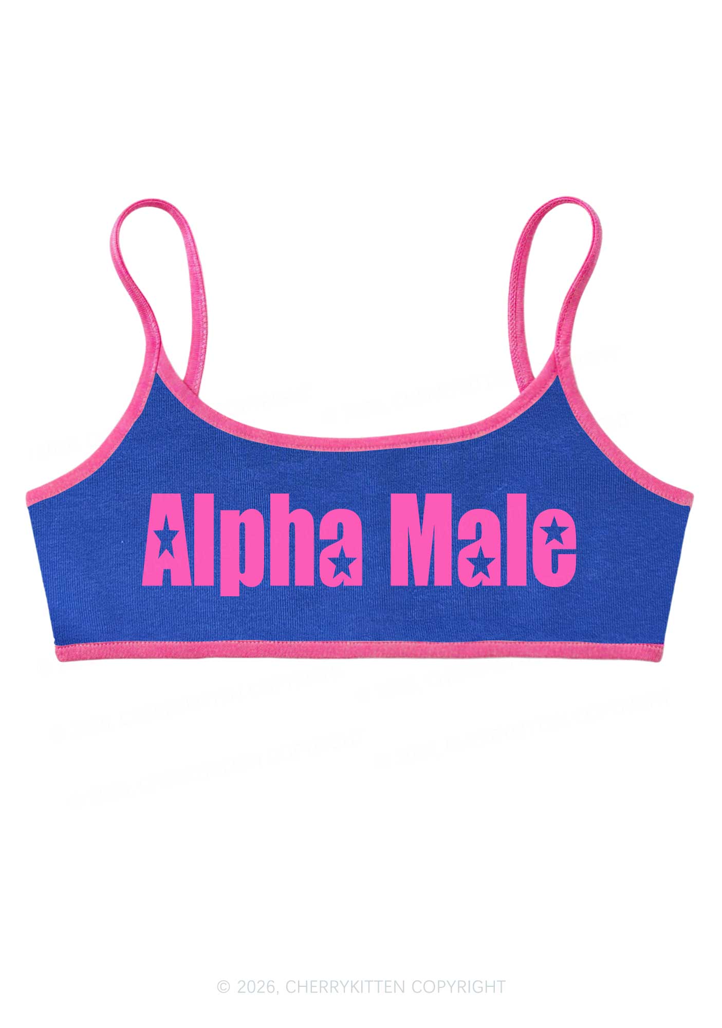 Alpha Male Y2K Super Crop Cami Cherrykitten