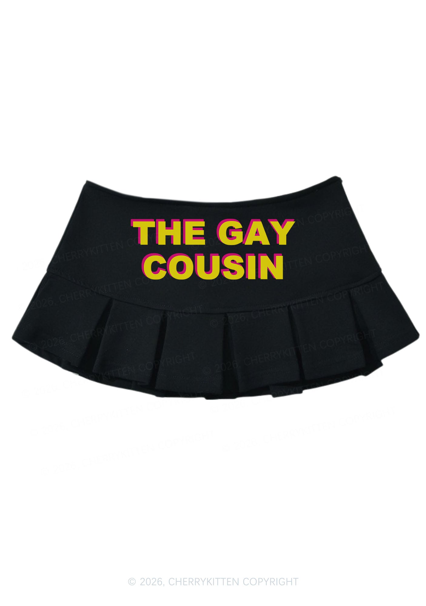 The Gay Cousin Pride Y2K Mini Pleated Skirts Cherrykitten