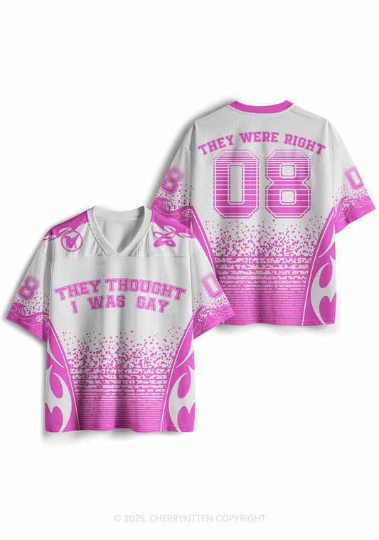 Custom I Was Gay Pride Y2K Sport Jersey Shirts Cherrykitten