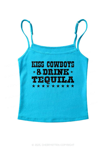 Kiss Cowboys Y2K Spaghetti Strap Cami Cherrykitten