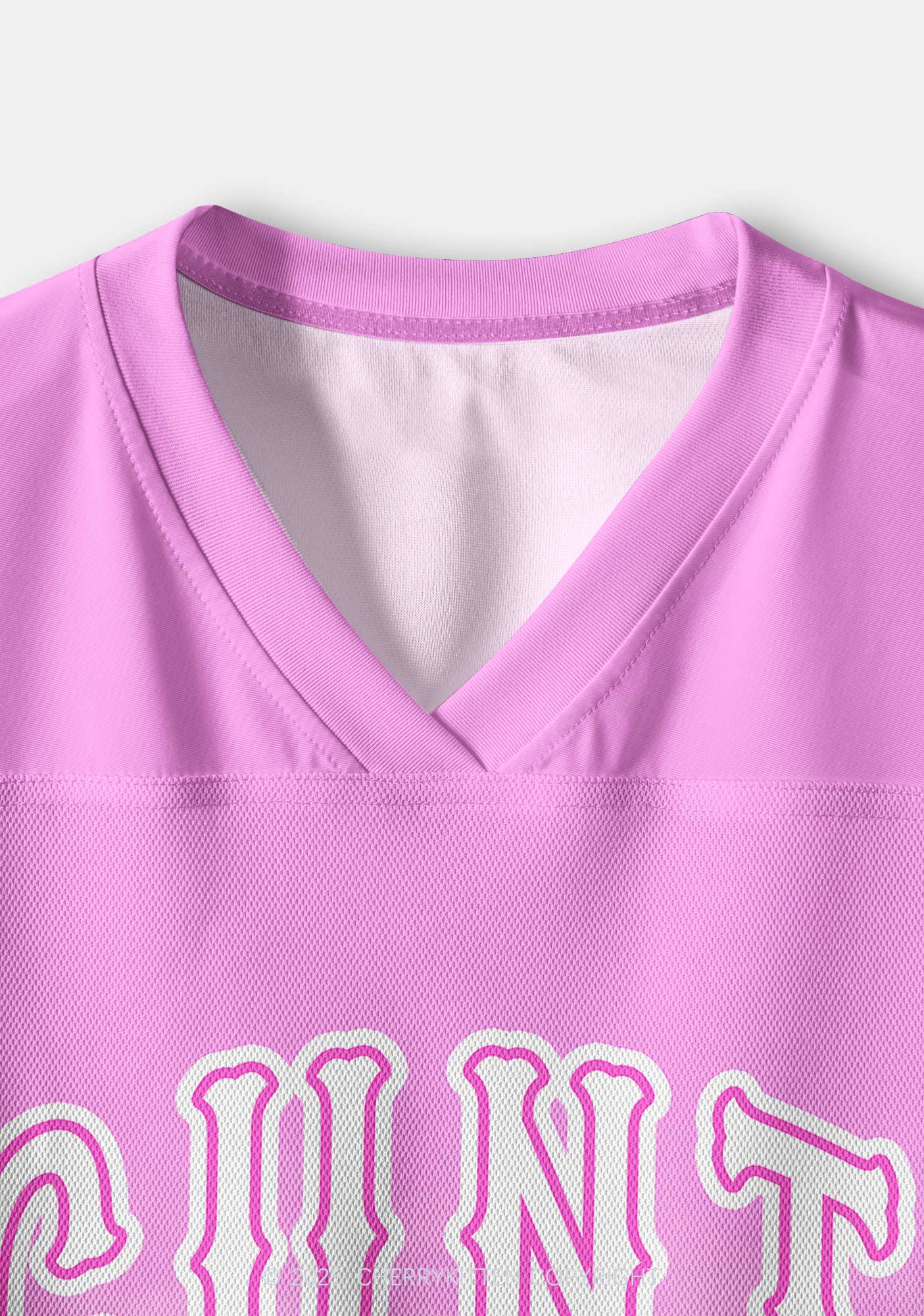 Custom Pink Leopard Cxxt Y2K Crop Sport Jersey Shirts Cherrykitten