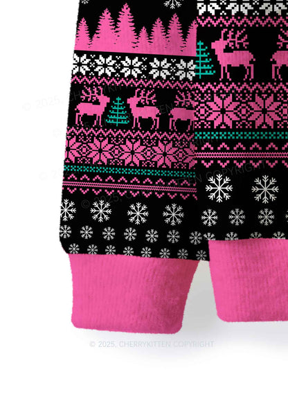 Sorry For Being So Funny Y2K Christmas Knit Sweatshirt Cherrykitten