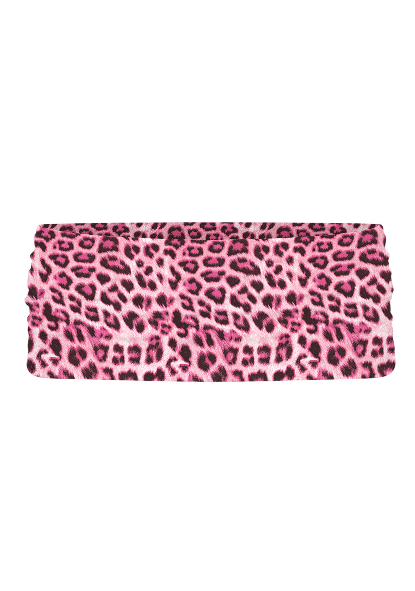 Pink Leopard Y2K Print Foldover Waistband Cherrykitten