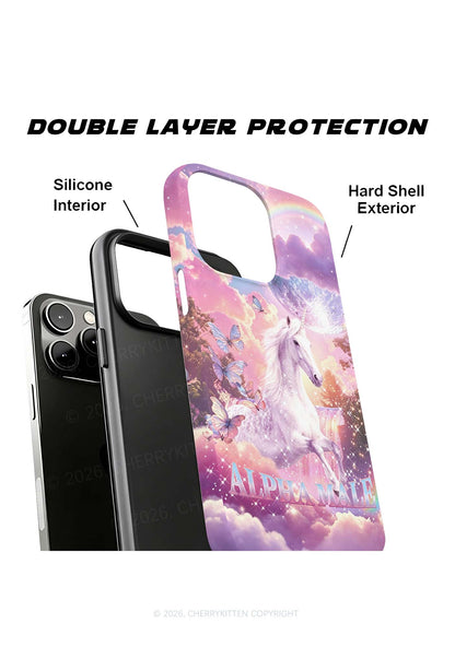 Alpha Male Unicorn Butterfly Y2K Phone Case Cherrykitten