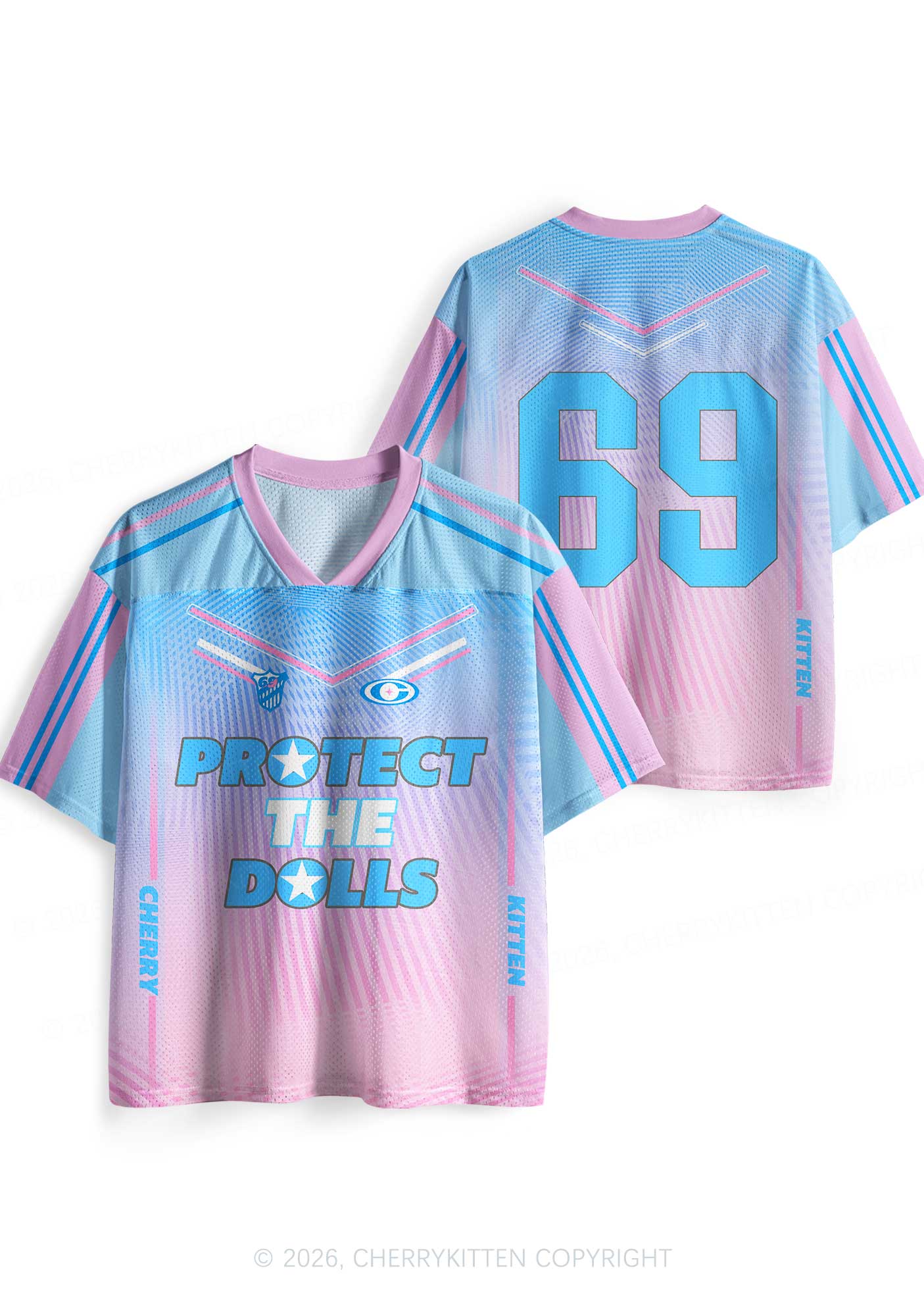 Protect The Dolls Pride Y2K Sport Jersey Shirts Cherrykitten