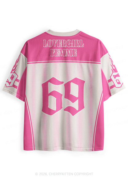 Lovergirl Femme Pride Y2K Sport Jersey Shirts Cherrykitten