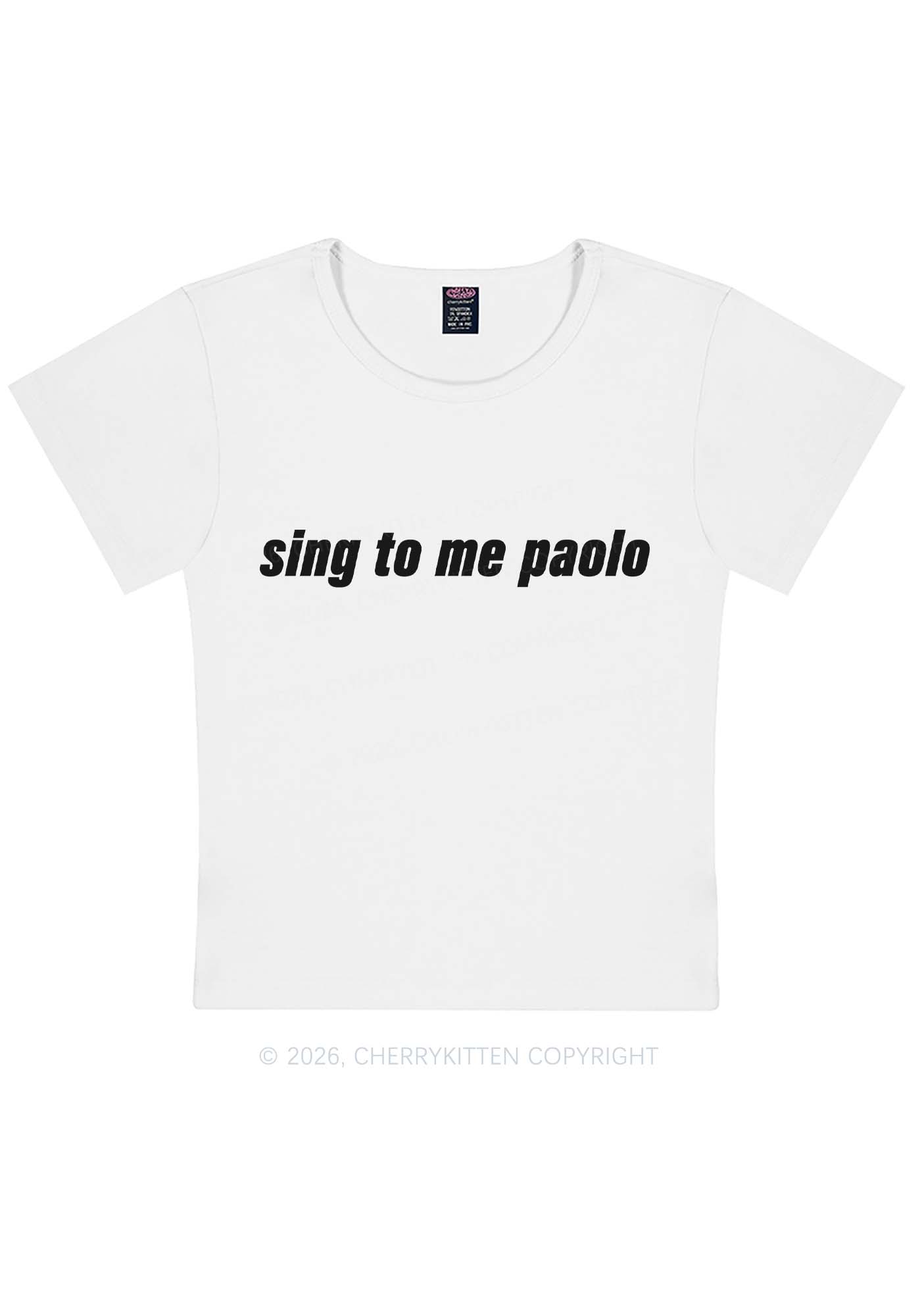 Sing To Me Y2K Baby Tee Cherrykitten