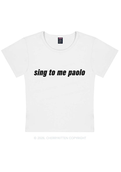 Sing To Me Y2K Baby Tee Cherrykitten