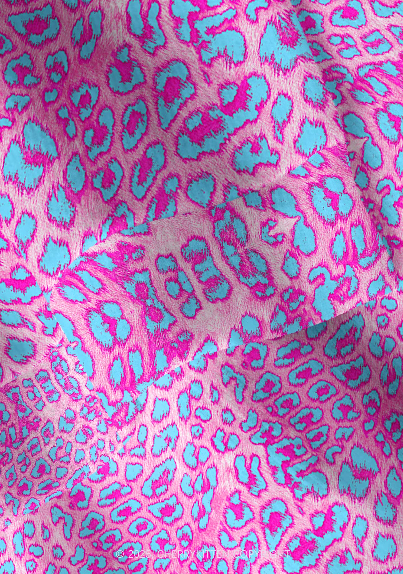 Purple Leopard Y2K Christmas Cardigan Knit Sweatshirt Cherrykitten