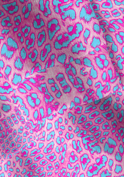 Purple Leopard Y2K Christmas Cardigan Knit Sweatshirt Cherrykitten