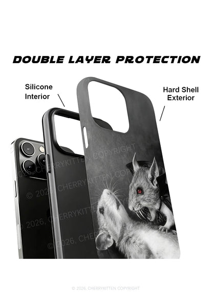 Halloween Vampire Rat Y2K Phone Case Cherrykitten