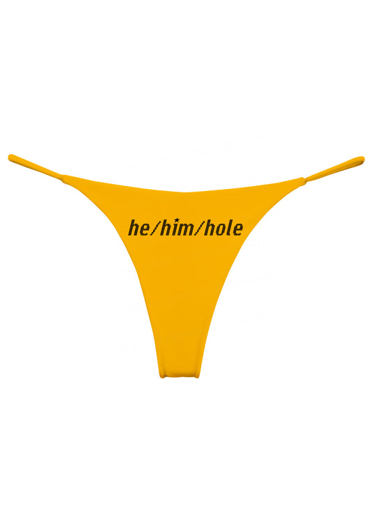 He Him Hole Pride Y2K Bikini String Thong Cherrykitten