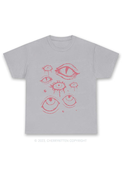 The Eyes Chunky Shirt Cherrykitten