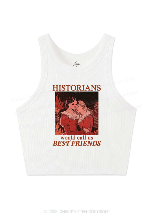 Call Us Best Friends Pride Y2K Crop Tank Top Cherrykitten