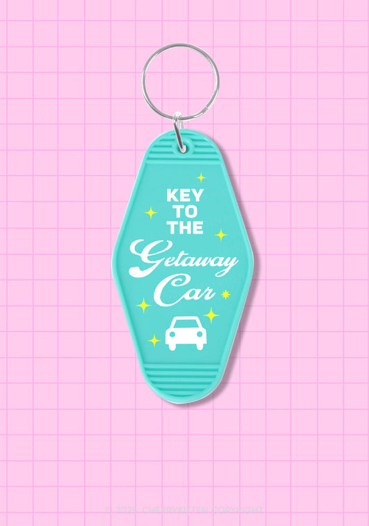 The Getaway Car 1Pc Y2K Hotel Keychain Cherrykitten