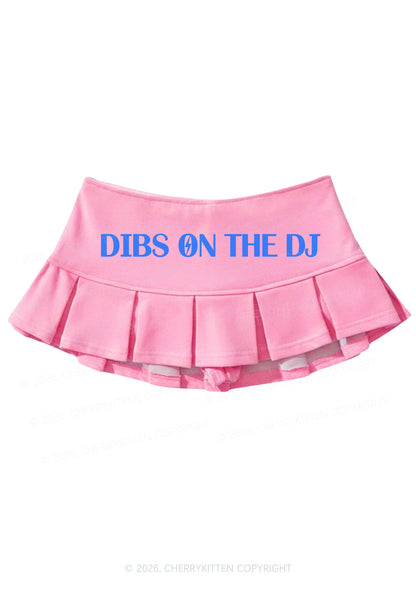 Dibs On The DJ Y2K Mini Pleated Skirts Cherrykitten