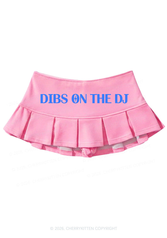 Dibs On The DJ Y2K Mini Pleated Skirts Cherrykitten