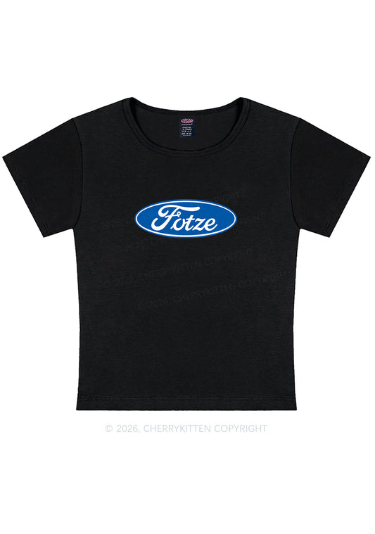 Fotze Y2K Baby Tee Cherrykitten