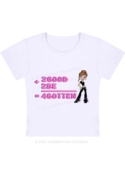 Curvy 2 Good Plus 2 Be Y2K Baby Tee Cherrykitten