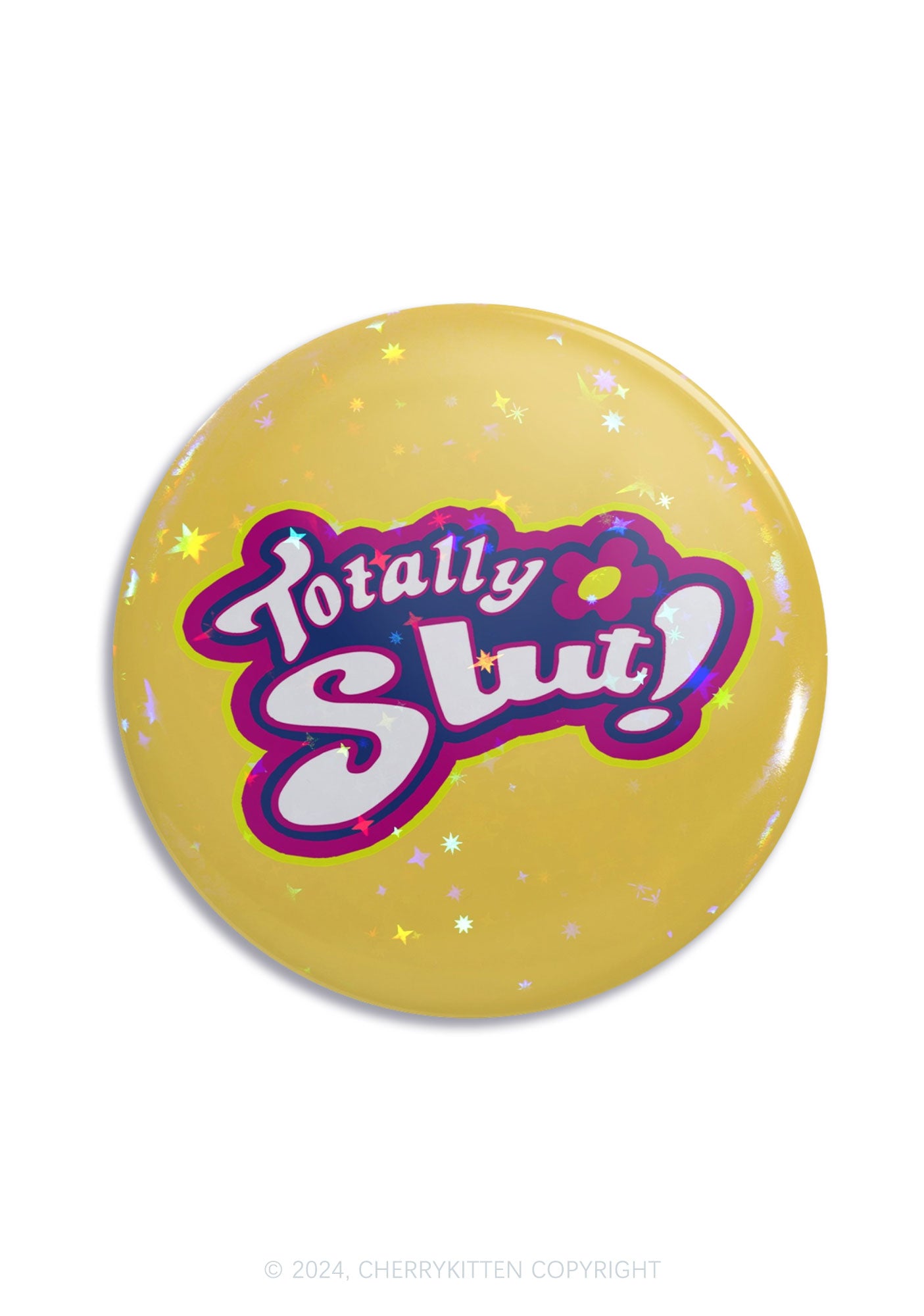 Totally Slxt 1Pc Y2K Pin Badge Cherrykitten