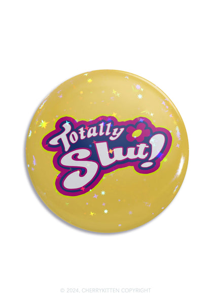 Totally Slxt 1Pc Y2K Pin Badge Cherrykitten