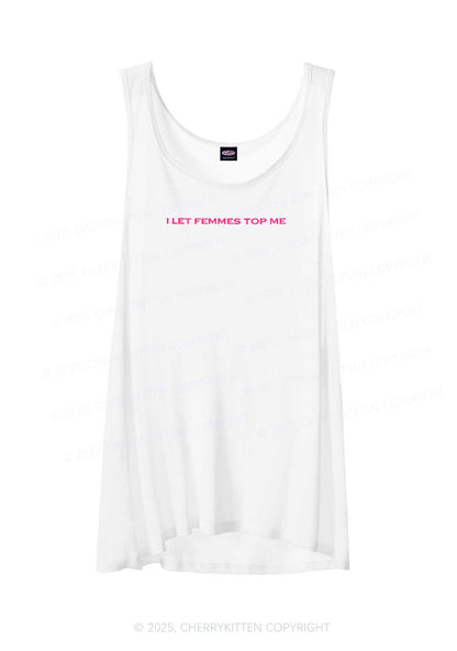 I Let Femmes Top Me Pride Y2K Sheer Boyfriend Tank Cherrykitten