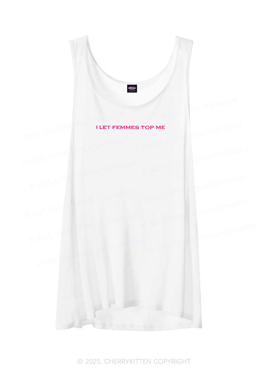 I Let Femmes Top Me Pride Y2K Sheer Boyfriend Tank Cherrykitten