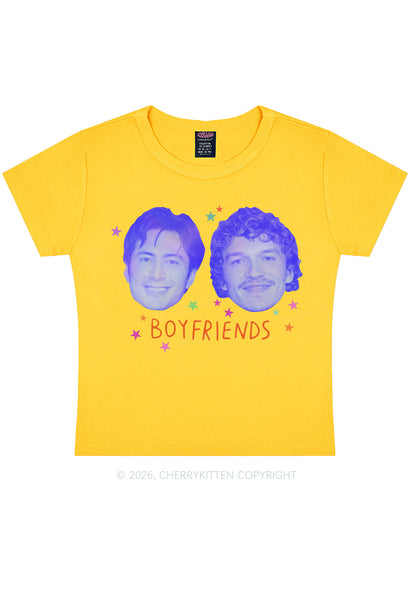 Neon Boyfriends Photo HR Y2K Baby Tee Cherrykitten