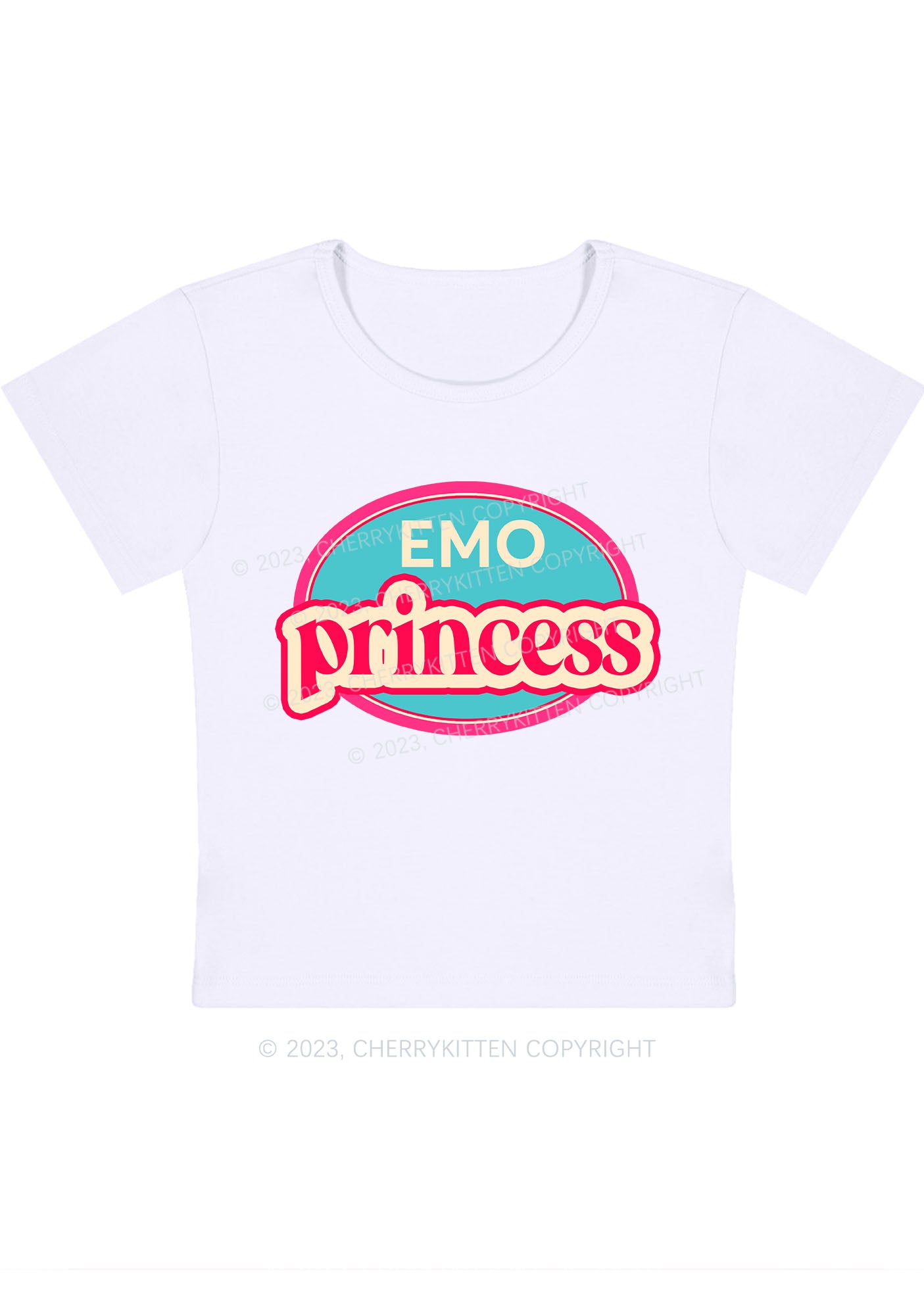Curvy Emo Princess Baby Tee Cherrykitten