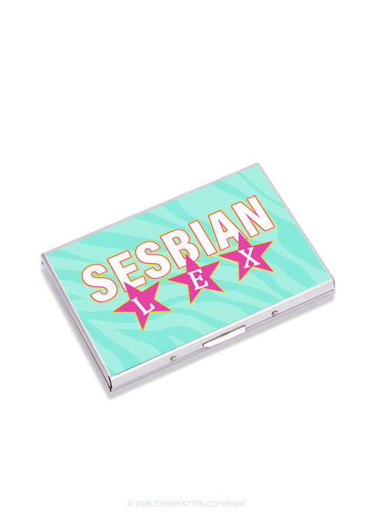 Sesbian Lex Pride Y2K Mirror Cigarette Case Cherrykitten