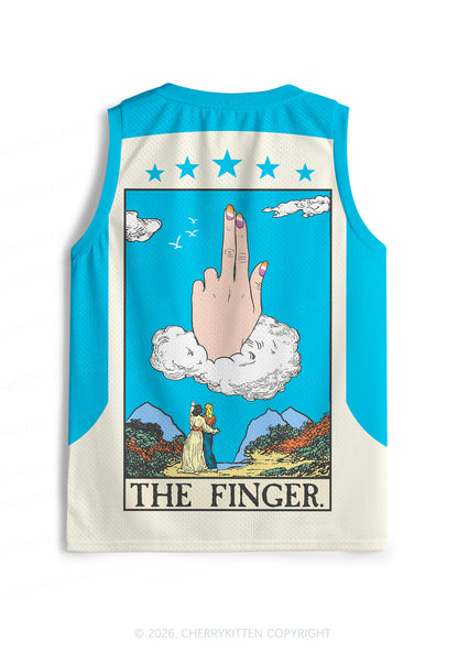 The Lesbians Finger Pride Y2K Sport Jersey Tank Cherrykitten