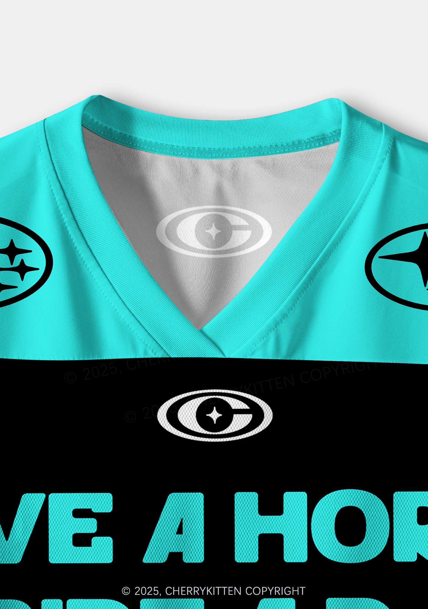 Custom Black Ride A DJ Y2K Crop Sport Jersey Shirts Cherrykitten