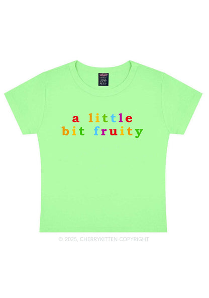A Little Bit Fruity Y2K Baby Tee Cherrykitten