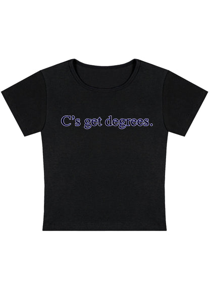 Curvy C's Get Degrees Baby Tee