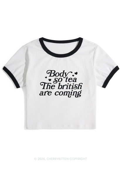 The British Are Coming Y2K Ringer Tee Cherrykitten