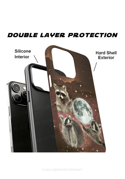 Raccoon Moon Y2K Phone Case Cherrykitten