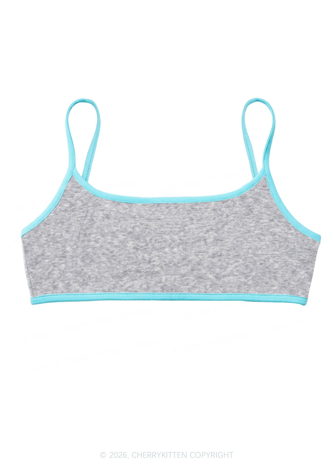 Plain Y2K Super Crop Cami Cherrykitten