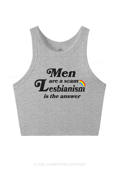 Men Lesbianism Y2K Crop Tank Top Cherrykitten