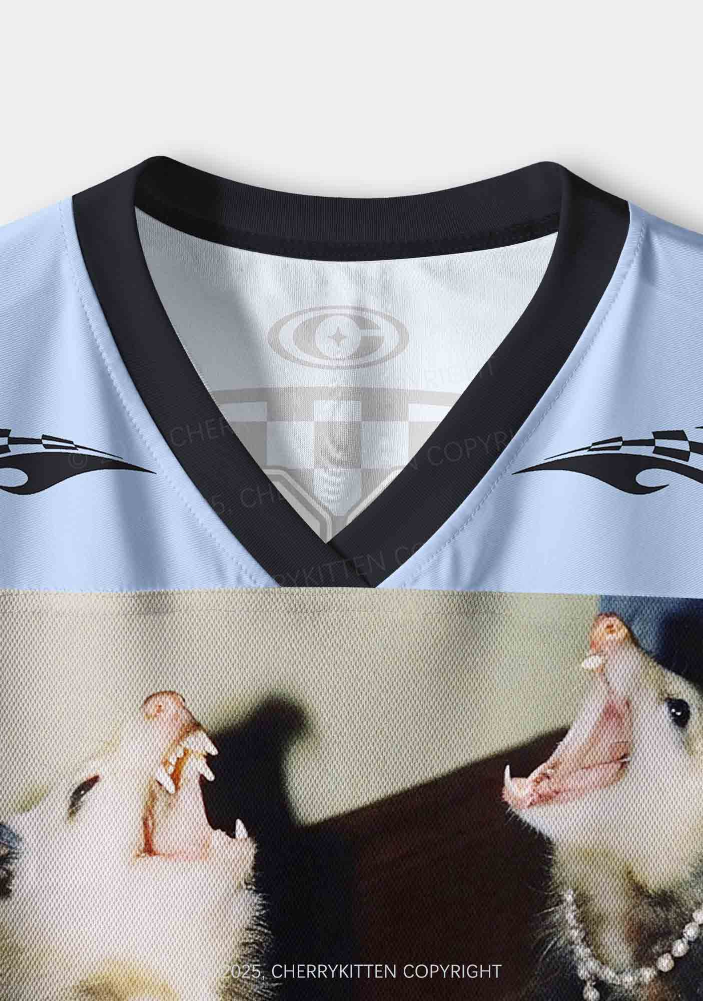 Custom Princess Rats Y2K Crop Sport Jersey Shirts Cherrykitten