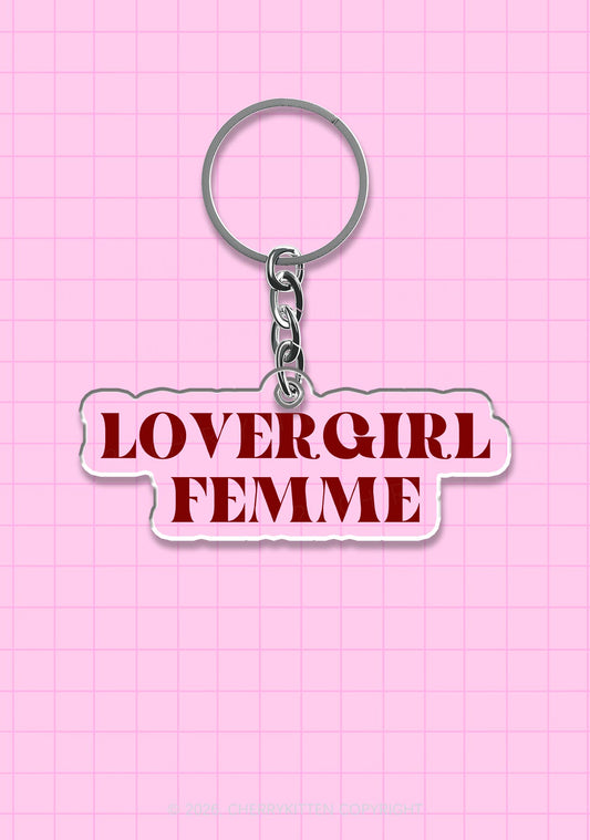 Lovergirl Femme Pride 1Pc Y2K Keychain Cherrykitten