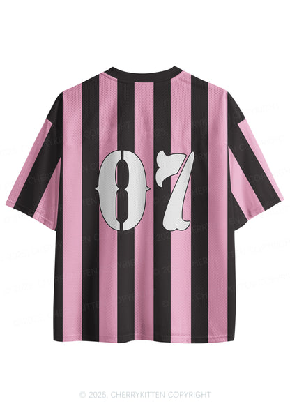 Custom Team Stripe Y2K Sport Jersey Shirts Cherrykitten