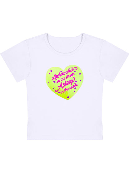 Curvy Awkward In The Streets Baby Tee