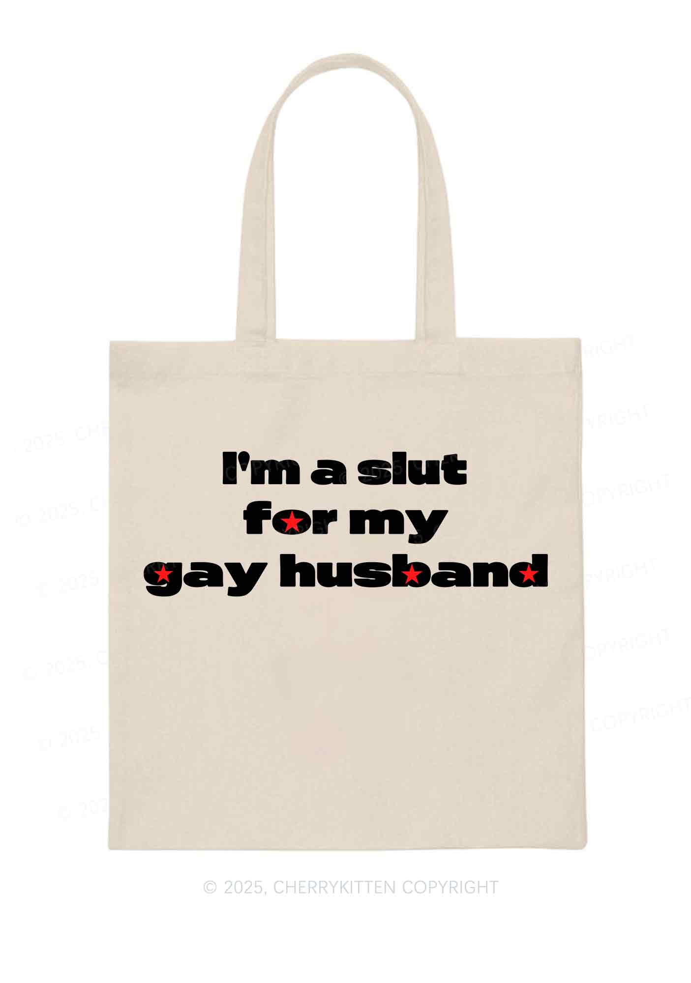 Slxt For Gay Husband Pride Y2K Canvas Tote Bag Cherrykitten