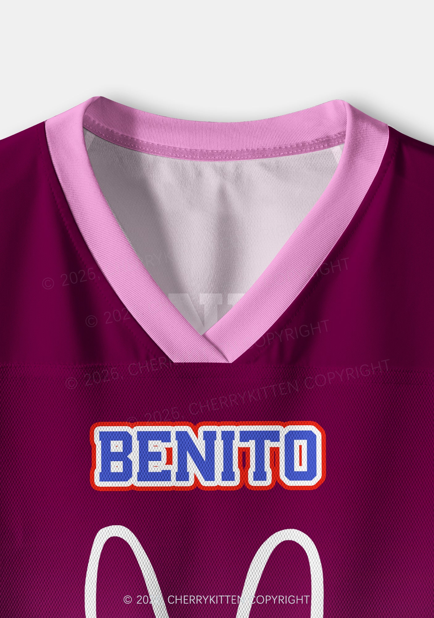 Purple Bunny Head Y2K Crop Sport Jersey Shirts Cherrykitten