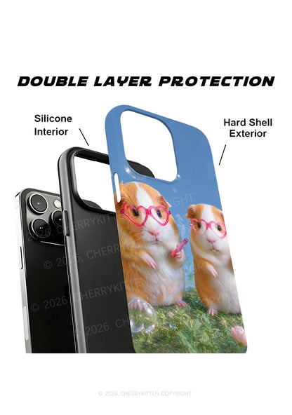 Two Smoking Guinea Pigs Y2K Phone Case Cherrykitten