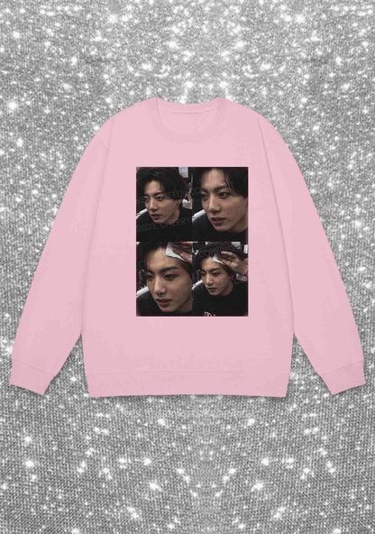 Jung Kook Photos Y2K Sweatshirt Cherrykitten