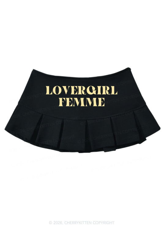 Lovergirl Femme Pride Y2K Mini Pleated Skirts Cherrykitten