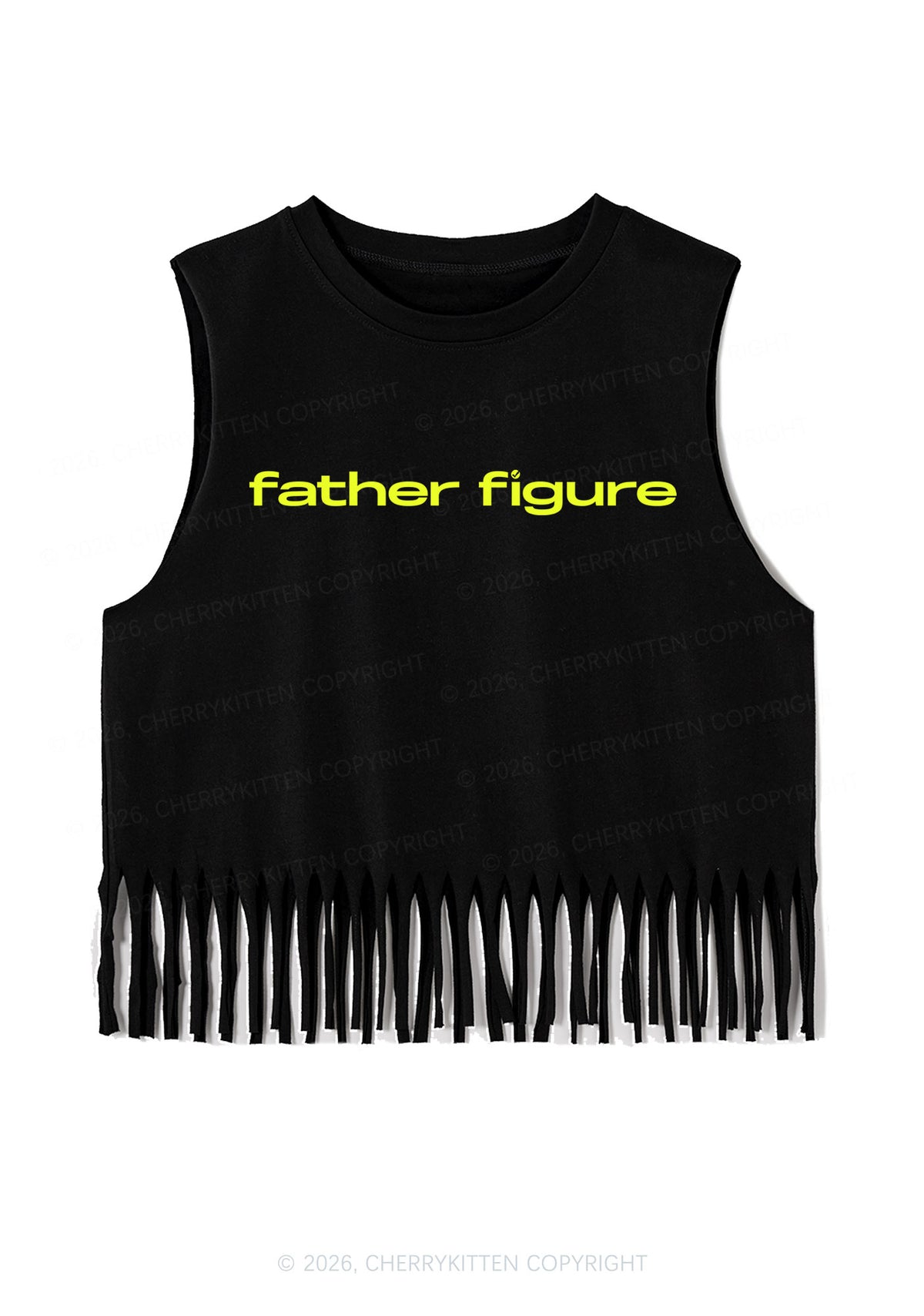Father Figure Y2K Fringe Tank Top Cherrykitten