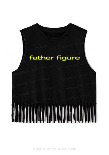 Father Figure Y2K Fringe Tank Top Cherrykitten